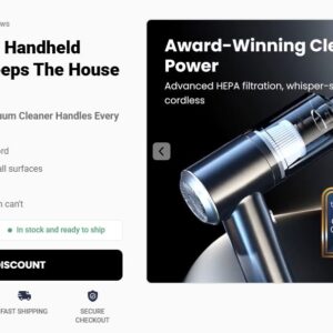 Dustaclean Handheld Vacuum