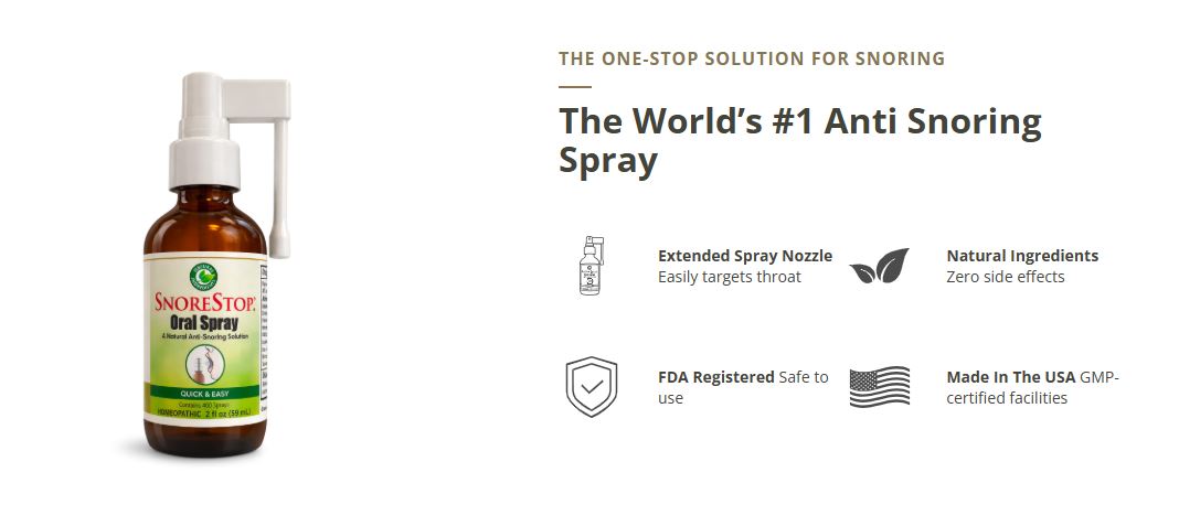 SnoreStop Oral Spray