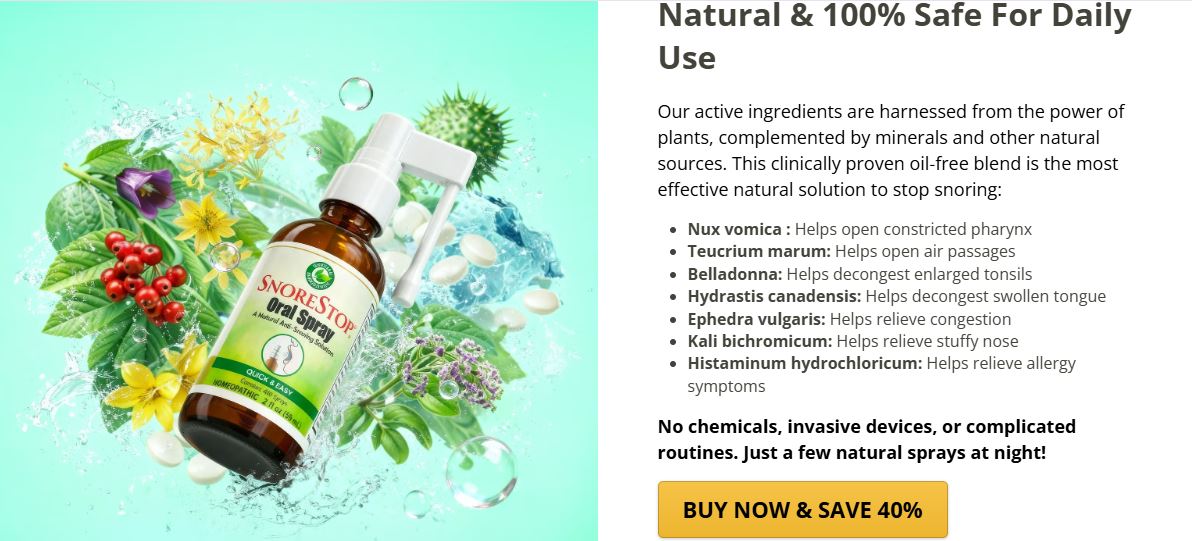 SnoreStop Oral Spray